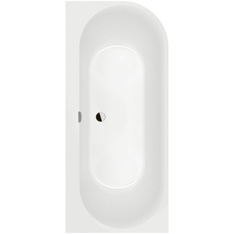 Villeroy & Boch Oberon 2.1 Back to wall bad - voor hoekinbouw links - 1800x800mm - White Alpine (wit) SW957888