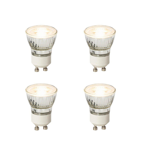Luedd Lampe LED - set de 4 - GU10 - 4W - 2700K - 200LM - dimmable SW1211338