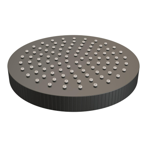 BRAUER Stripe Thermostatische Inbouw Regendouche - 3-weg - rond - SET 43 - 25cm douchekop - rechte muurarm - staaf handdouche - doucheslang - geïntegreerde glijstang - mat zwart SW1435175