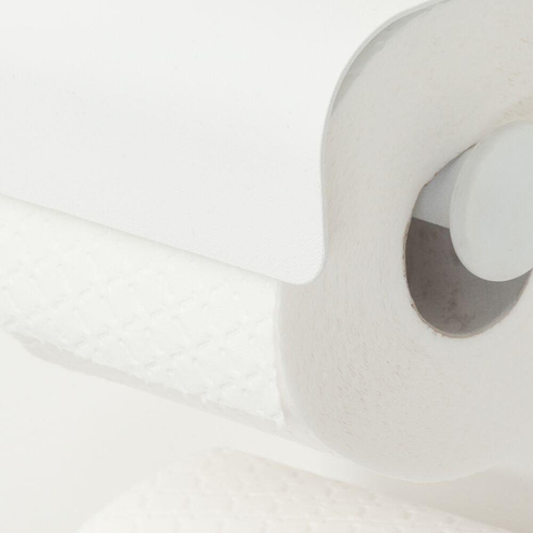 Sealskin Brix Porte-rouleau de papier toilette Métal Blanc SW196163