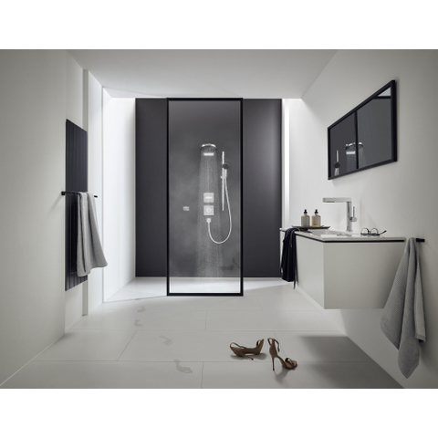 Hansgrohe Pulsify select s - select glijstangset - 3jet Relaxation - ecosmart - 10.5cm - met glijstang 90 cm - hoogglans chroom SW651055