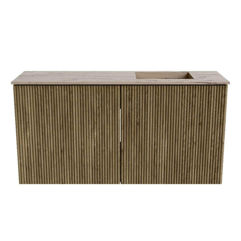 Mondiaz JOYA-DLUX 80cm toiletmeubel - kleur Dusk - Wastafel FAYE positie Rechts Zonder kraangat kleur Arena. SW1425746