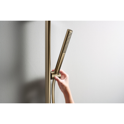 Hansgrohe Pulsify s Staaf - handdouche 100 - 1jet - ecosmart+ - geborsteld brons SW917941