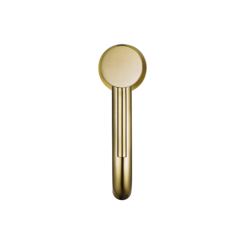 Fortifura Calvi Slim Wastafelkraan - 17.4cm - opbouw - PVD - geborsteld messing (goud) SW720545