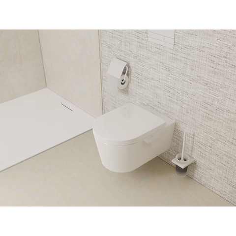 Hansgrohe EluPura S Toiletzitting - met deksel - met top fix - wit SW962915