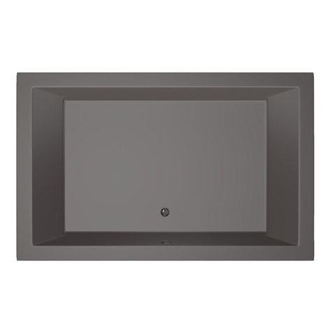 Xenz Society Baignoire Duo - 190x120x53 - bonde Centrale - acrylique - anthracite SW103467