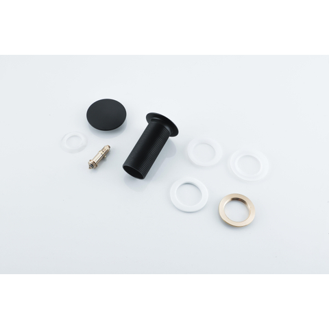 Fortifura Calvi Afvoerplug - klikwaste - verlengd - mat zwart SW1189309