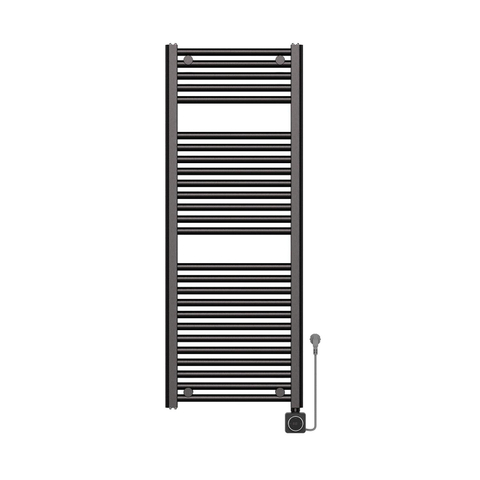 Wiesbaden Elara Elektrische radiator Smart WiFi - 118.5x45cm - PVD - gunmetal (antraciet) SW1210940