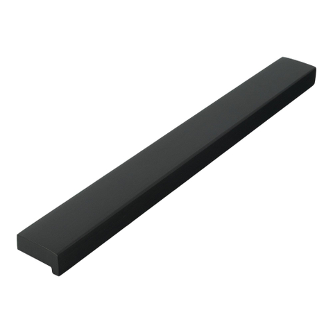 BRAUER Poignée de meuble en applique - 12,8cm - modèle A - matériau inox - gunmetal brossé SW1203291