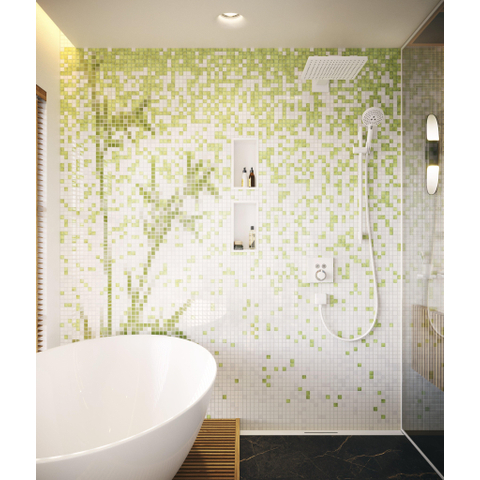 Hansgrohe Vernis Blend Ensemble de finition pour mitigeur lavabo encastré 1 levier Chrome SW651349