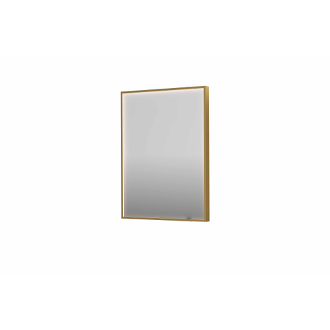 INK SP19 miroir – rectangle – 60 x 80 cm – LED directe tout autour – Or brossé SW955926