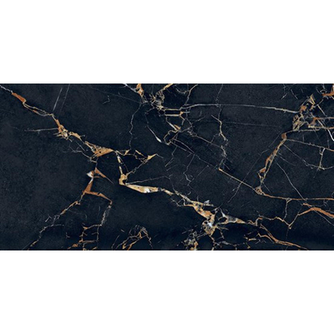 Ceralto Carraro Vein Carrelage sol et mur 60x119cm 8.5mm rectifié R10 grès cérame Port Gold SW787194
