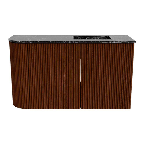 Mondiaz JOYA-DLUX 71.6cm toiletmeubel - ronding links kleur Ruby - Wastafel FAYE positie Rechts Zonder kraangat kleur Lava. SW1423637