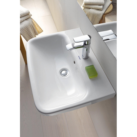 Duravit Durastyle Wastafel - 60x44cm - met 1 kraangat - met overloop - wit SW54087