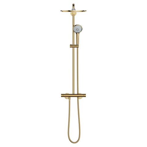 Grohe Euphoria XXL Regendoucheset Opbouw - hoofddouche 31cm - handdouche rond - cool sunrise (goud) SW98860
