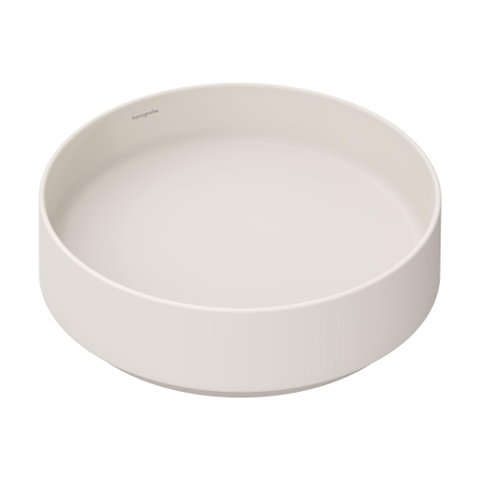 Hansgrohe Xuniva Waskom - 40x40cm - rond - zonder kraangat - zonder overloop - zand matt beige SW1413523