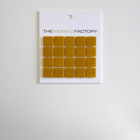 ÉCHANTILLON The Mosaic Factory Amsterdam mosaïque 2x2x0.4cm pour mur et sol pour intérieur et extérieur carré Verre Orange SW861876