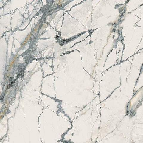 Ceralto Marvella Marble Carrelage de sol - 120X120 - 6.5mm - brillant - blanc SW1578846