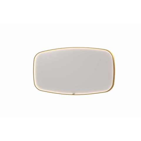 INK SP31 miroir – 160 x 80 cm – LED directe tout autour – chauffage de miroir – Or brossé SW955990