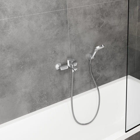 Hansgrohe Vernis Blend Eengreeps badmengkraan - opbouw - hoogglans chroom SW651242