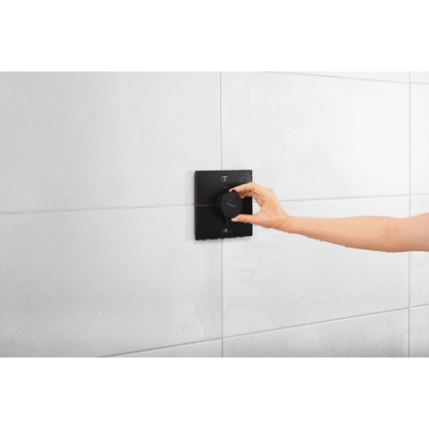Hansgrohe ShowerSelect Comfort E Thermostaat - inbouw - 2 functies - mat zwart SW918081