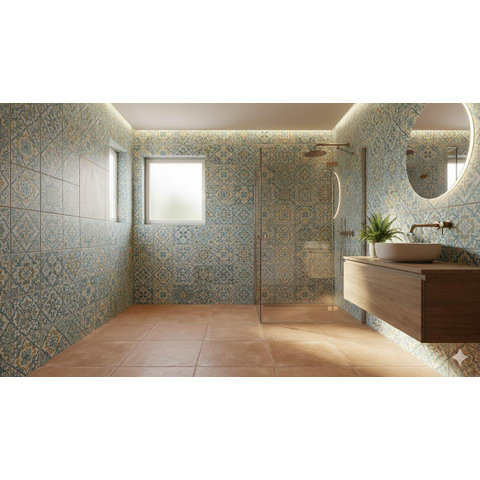 ÉCHANTILLON Terravito Ritmo Carreau mural et de sol céramique - 30x30cm - 9.2mm SW1242310