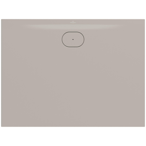 Villeroy & Boch Ecora douchebak - 120x90x3.5cm - afvoer lange zijde - almond (beige) SW1558903