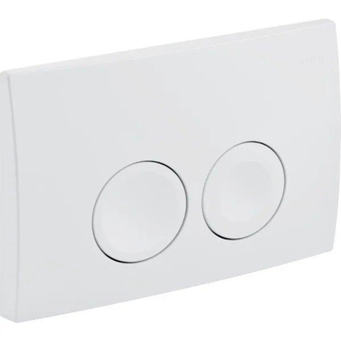 Geberit Deltabedieningsplaat Delta25 - dualflush - 24.6x16.4cm - alpien wit SW730486