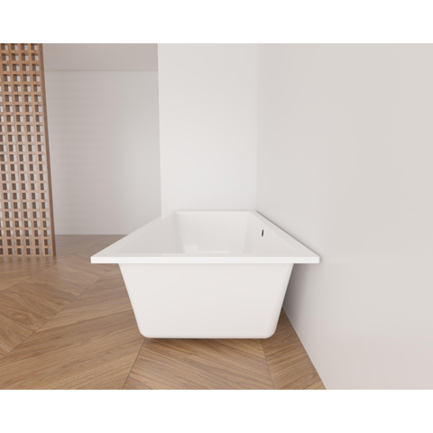 Zeza Square Baignoire - 190x90x49cm - acrylique - Blanc brillant SW1015081