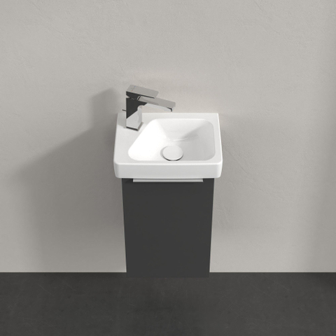 Villeroy & Boch Architectura Fonteinonderkast - 24.3x31cm - 1 draaideur links - grijs SW1162440