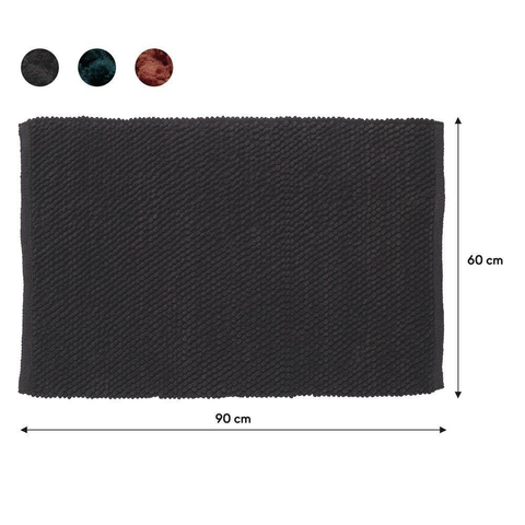 Sealskin Delhi Badmat 60x90 cm Katoen Donkergrijs SW699479