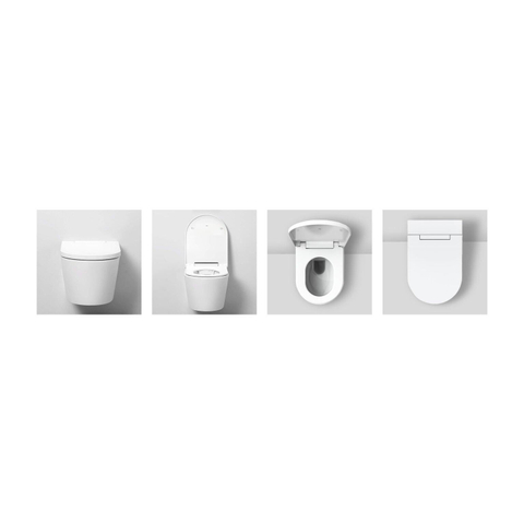 Clou Clever douche-wc – verwarmde zitting & föhn – 57 cm – glans wit SW1242493
