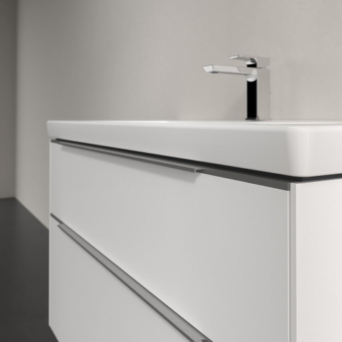 Villeroy & Boch Subway 3.0 wastafelonderkast - 97.3x57.9cm - 2 lades - Brilliant White (wit) SW641686