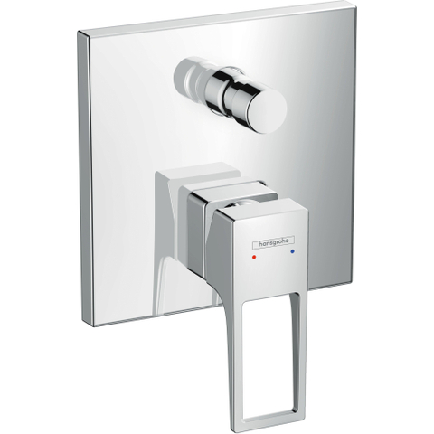Hansgrohe Metropol Inbouw badmengkraan - afbouwdeel - met zekerheidscombinatie - hoogglans chroom SW99749