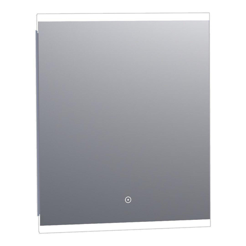 Saniclass Twinlight Spiegel - 60x70cm - verlichting - aluminium SW278187