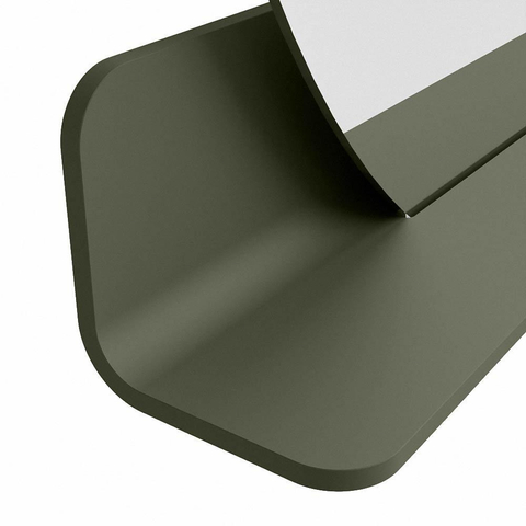 Mondiaz SPOT spiegel – Ø100 cm – met planchet – Army (groen) SW1235489