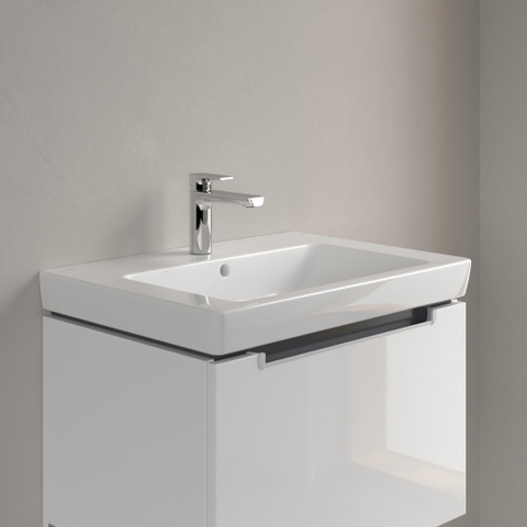 Villeroy & Boch Subway 2.0 meubelwastafel - 65x47cm - 1 kraangat - met overloop - White Alpine (glans wit) 1024097