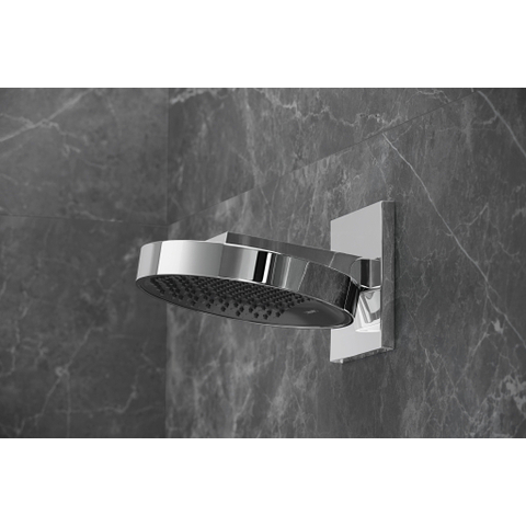Hansgrohe RainFinity PowderRain - hoofddouche 250 - 1jet - met douchearm 10-30° verticaal kantelbaar - diameter 25cm - hoogglans chroom SW358869