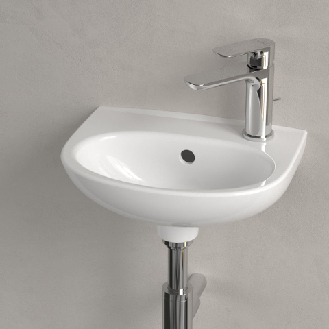 Villeroy & Boch O.novo Fontein - 36x27x15cm - met overloop - White Alpine (glans wit) SW878401
