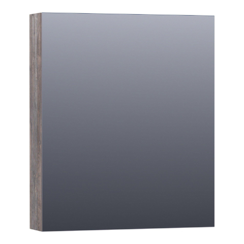 BRAUER Impress armoire de toilette – 59 x 70 x 15 cm – ouverture à droite, porte-miroir double face – Driftwood SW499579