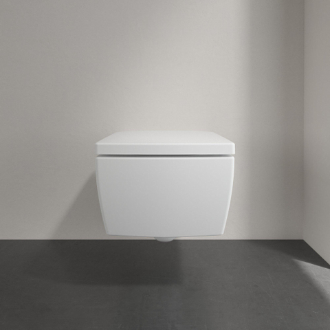 Villeroy & Boch memento 2.0 closetzitting - softclose & - quickrelease - Stone White (mat wit) SW354320