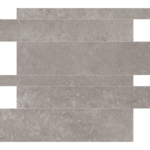 Terravito Velaro carreau mural - 5x60cm - Rectangulaire - 9mm - rectifié - aspect béton - Pearl SW159303