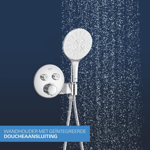 Grohe QuickFix Precision SmartControl Inbouw Douchesysteem - Vitalio Rain Mono 310 hoofddouche - chroom SW1120182
