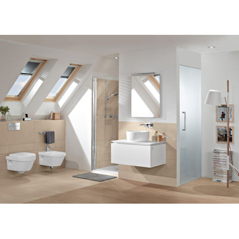Villeroy & Boch O.novo Denia douchebak acryl vierkant - 90x90x6cm - White Alpine (glans wit) 0949781