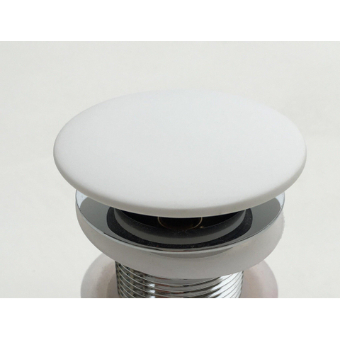 Zeza Alexia Waskom Klikwaste Kapje - solid Surface - enkel bovenzijde - mat wit SW724629