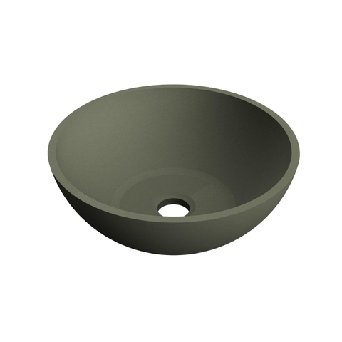 Arcqua Prince waskom 38cm cast marble mat groen SW493148