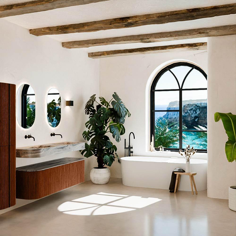 MONDIAZ THOR-DLUX 160cm meuble de salle de bains arrondi gauche + droite couleur Ruby avec 1 tiroir et 2 portes. Vasque suspendue CLOUD Double sans trou de robinet couleur Sombra. SW1465403