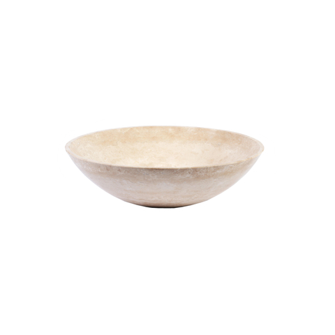 FugaFlow Efficiente Pietra - Vasque 42x42x12cm - ronde - pierre naturelle marbrée SW1468908