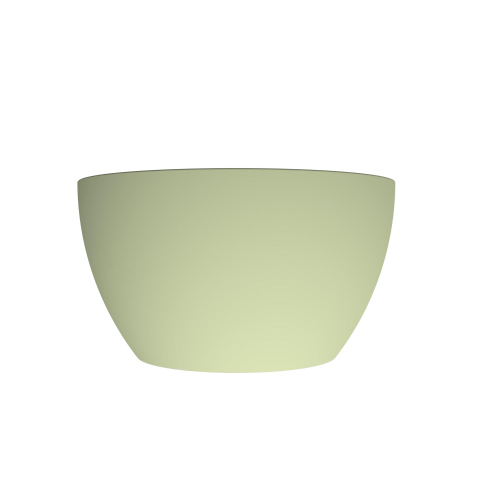 Arcqua Olivia Waskom - 22x22cm - rond - opbouw - mat pastel groen SW1447225