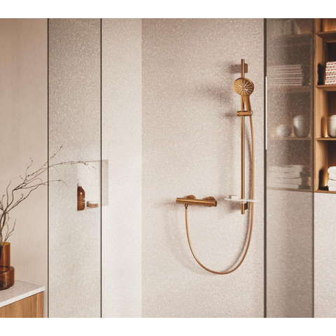 GROHE Grohtherm 800 Cosmopolitan douchethermostaat - 15cm - geborsteld warm sunset (koper) SW1477551